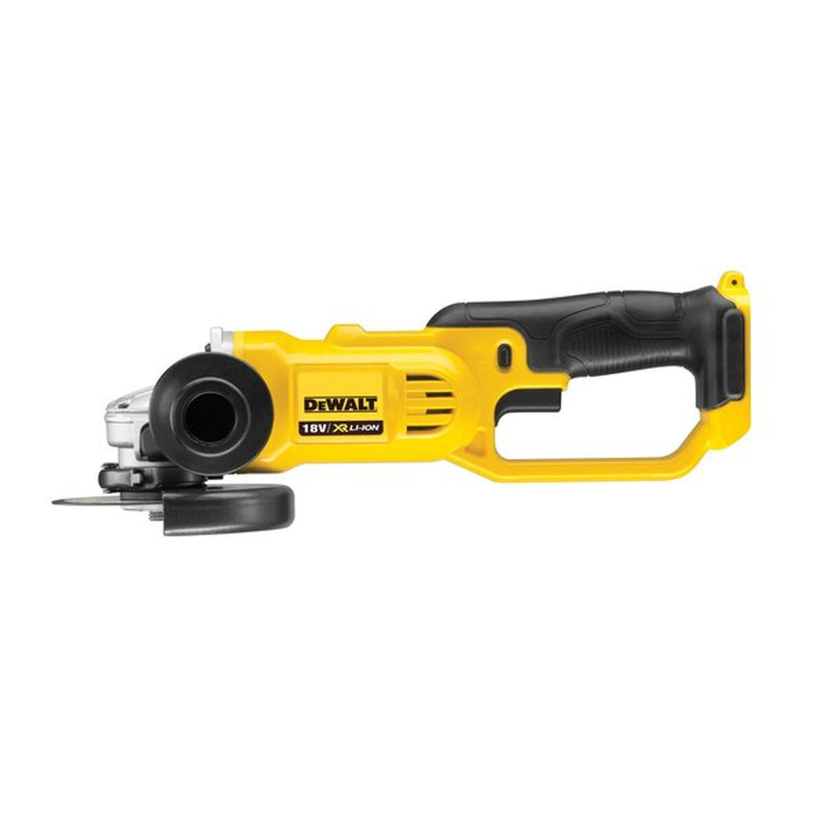 Sarı ve siyah bir DeWalt taşlama makinesi.