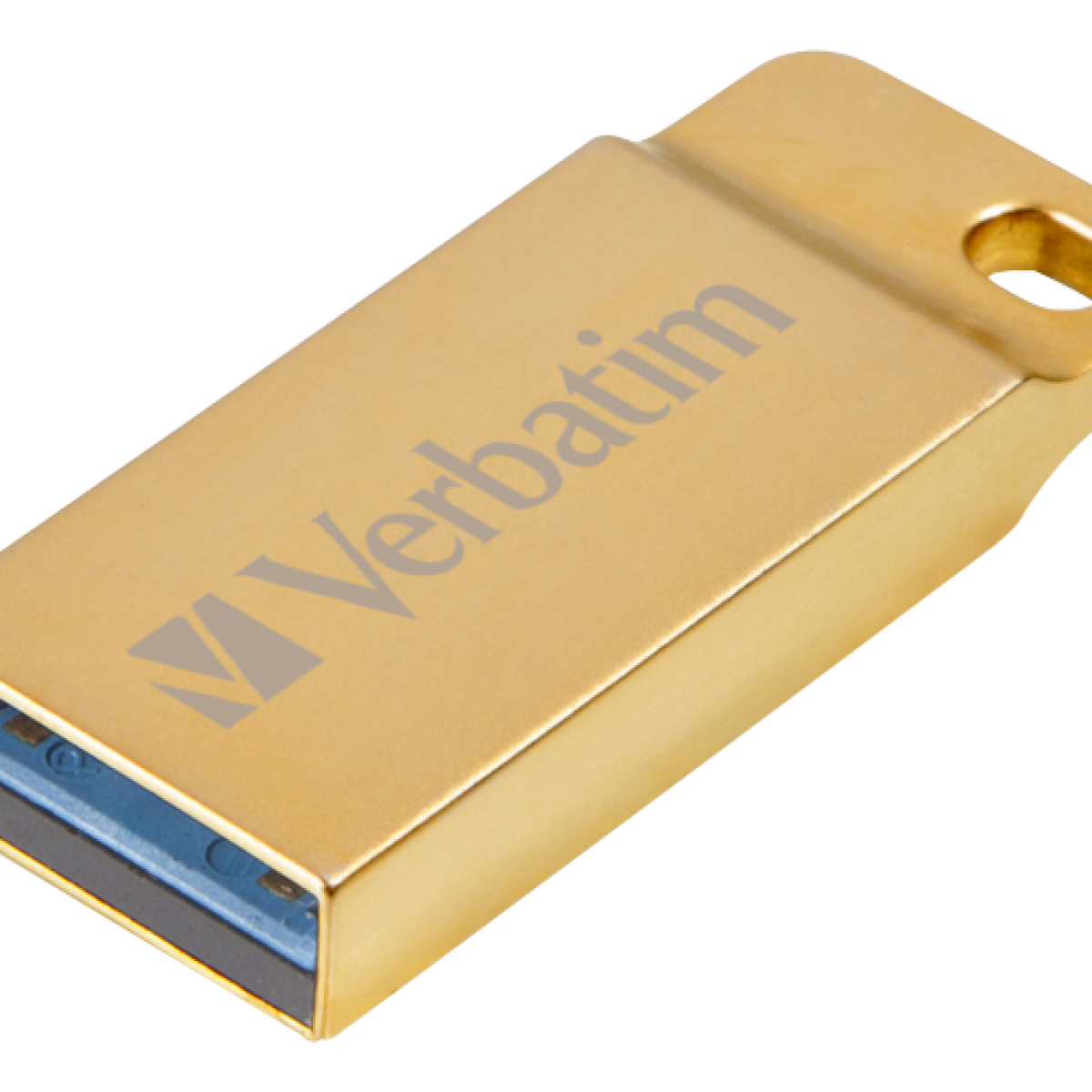 VERBATIM 99104 USB 3.0 DRIVE 16GB METAL EXEC. GOLD USB-Stick (Gold, 16 GB)