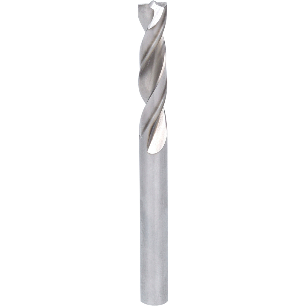 Una punta da trapano a forma di spirale. Ha marcature HSSE 6.0 x 70mm.