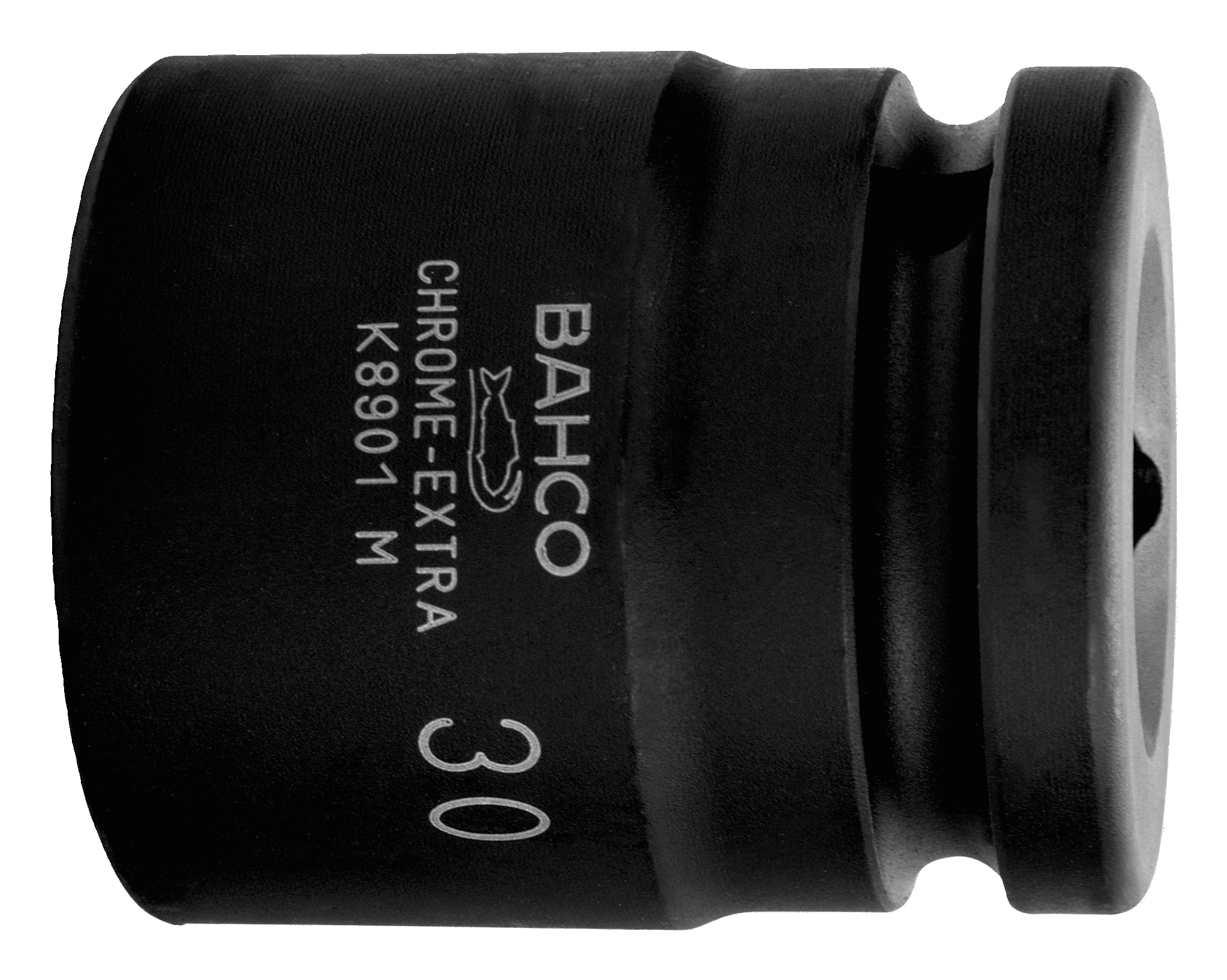 Llave de vaso Bahco negra con el número 30.