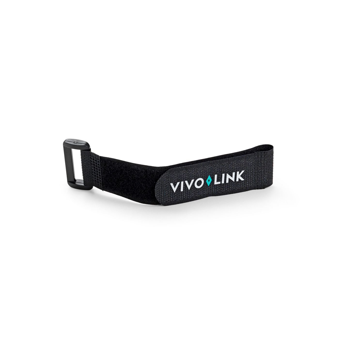 Schwarzer Riemen mit Schnalle und dem Text 'VIVO LINK'.