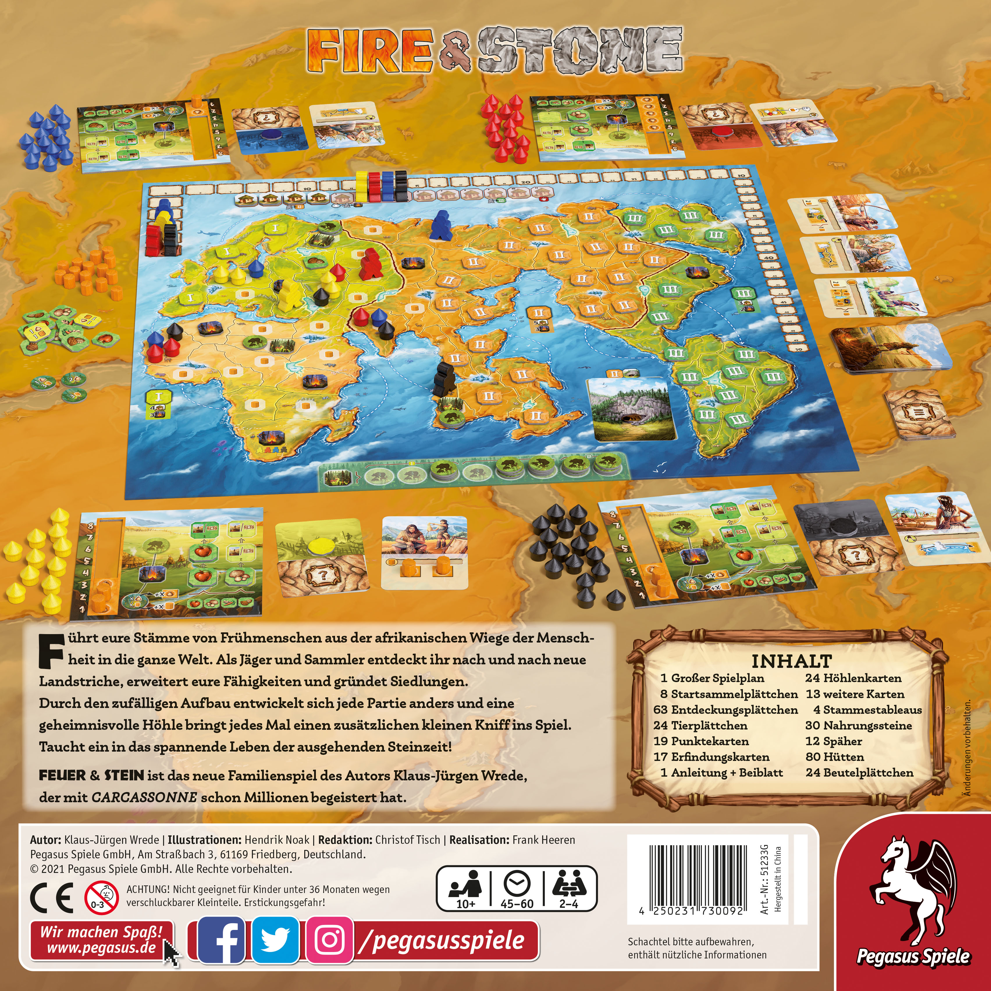 Brettspiel mit Weltkarte. Text und Illustrationen. Weißer Hintergrund.