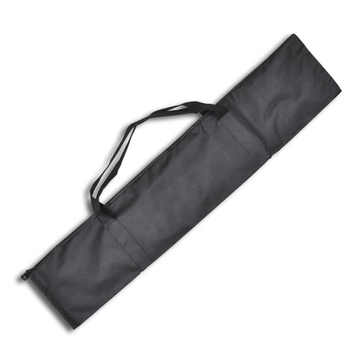 Eine schwarze, rechteckige Tasche mit Griffen, wahrscheinlich für Ausrüstung.