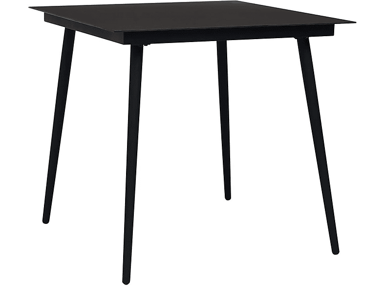 VIDAXL 312157 Gartentisch, Schwarz | MediaMarkt