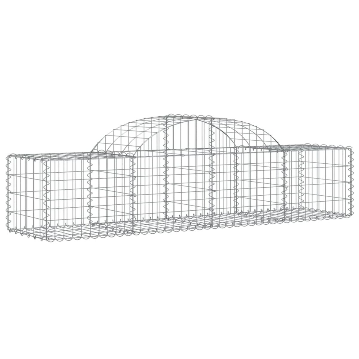 Metall-Gabion-Struktur, geformt wie ein Auto.