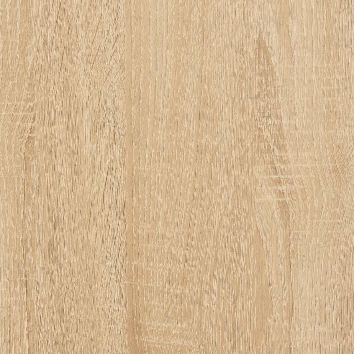 Nahaufnahme einer Holzplatte mit Holzmaserung.