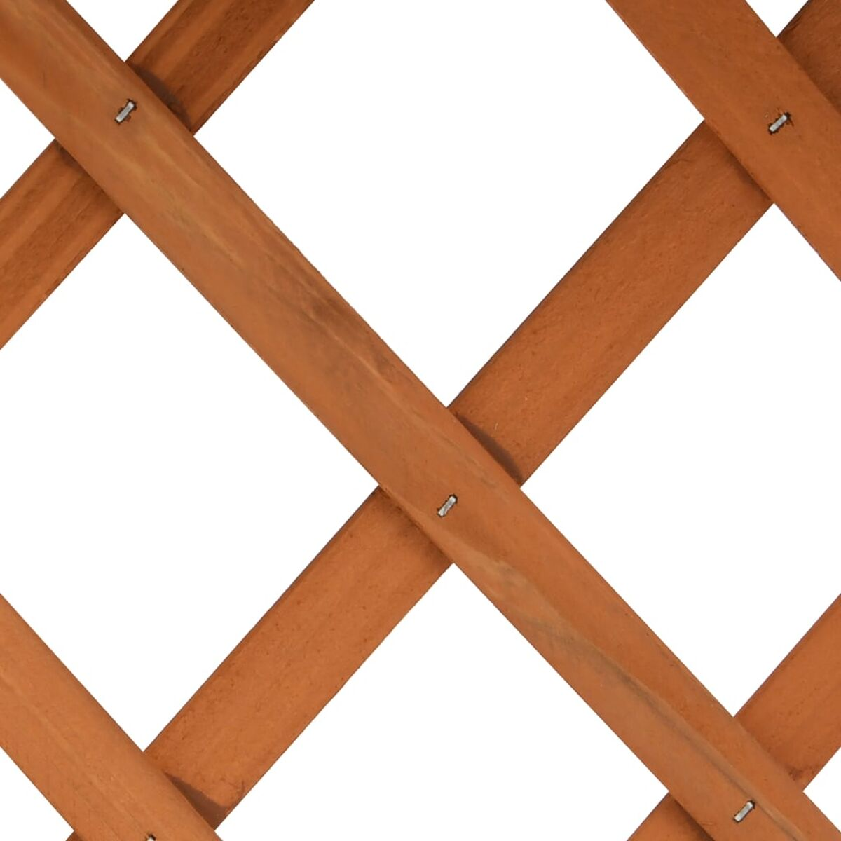 Holzgitter in einem Rautenmuster, Nahaufnahme.