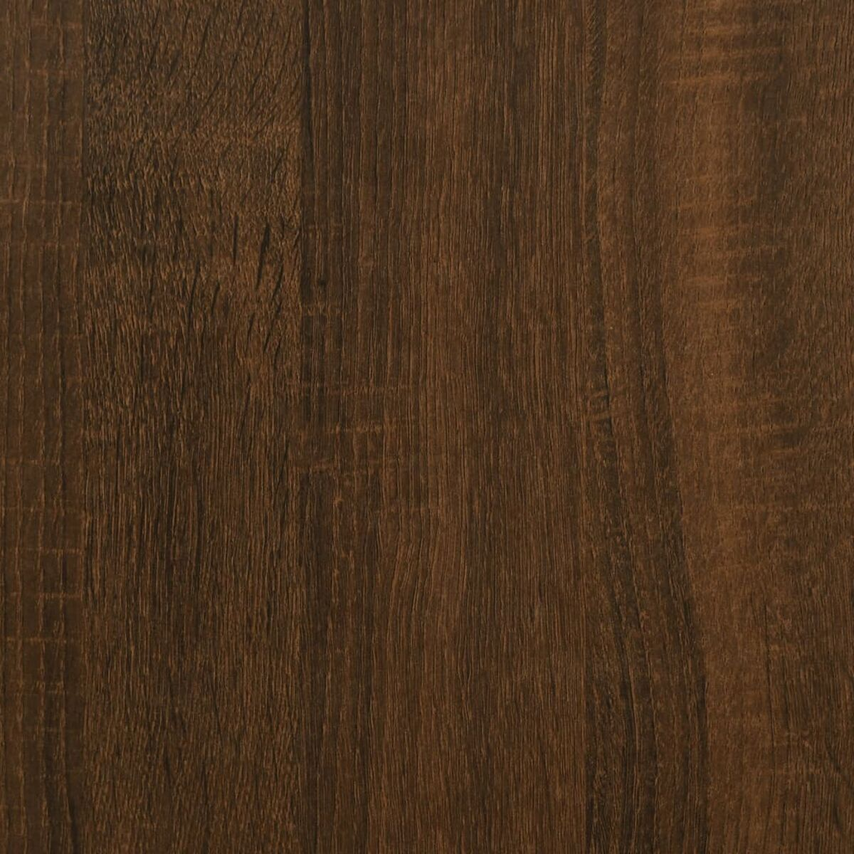 Nahaufnahme der dunkelbraunen Holzmaserung, die das natürliche Muster und die Textur des Holzes zeigt.