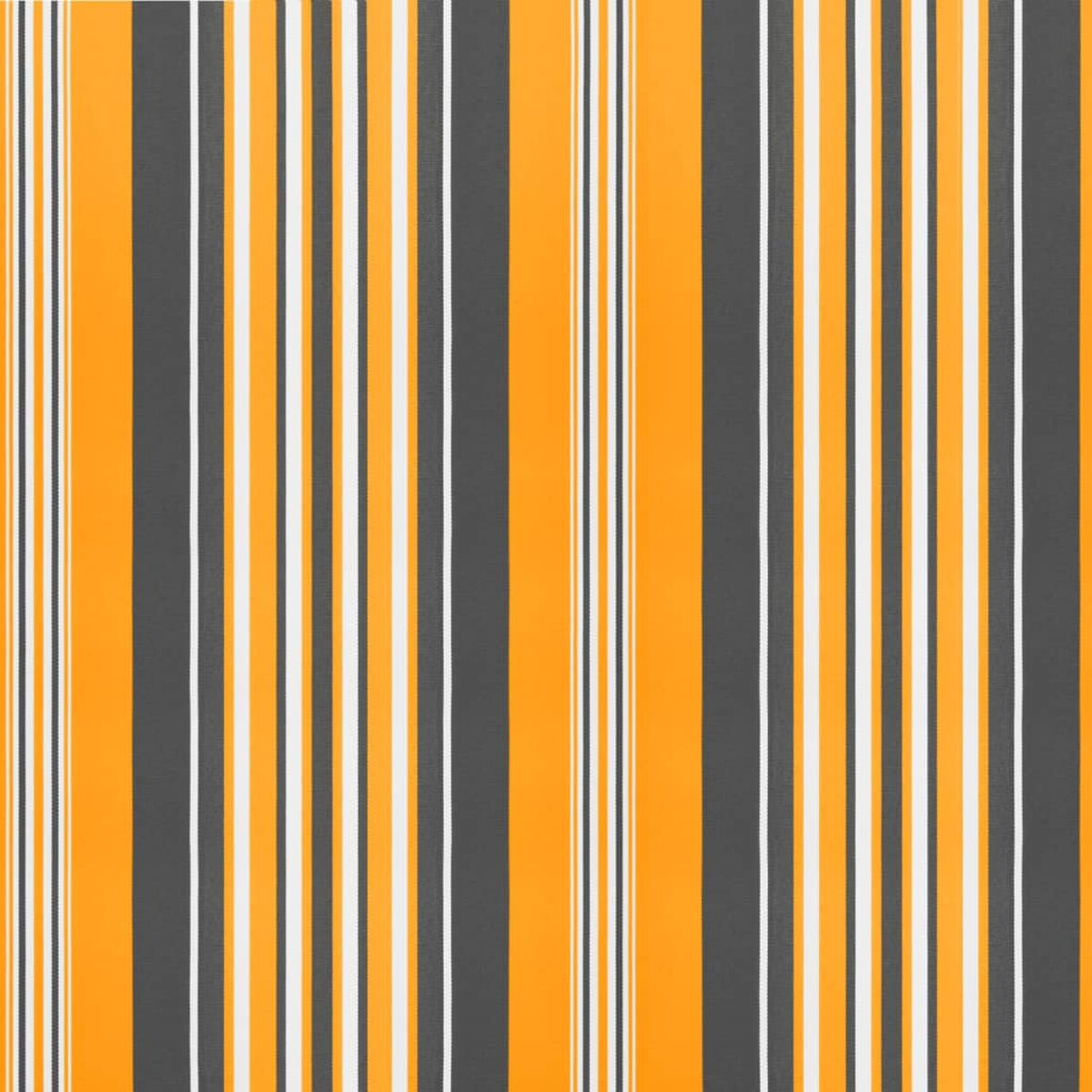 Vertikales Muster mit orangefarbenen, grauen und weißen Streifen.