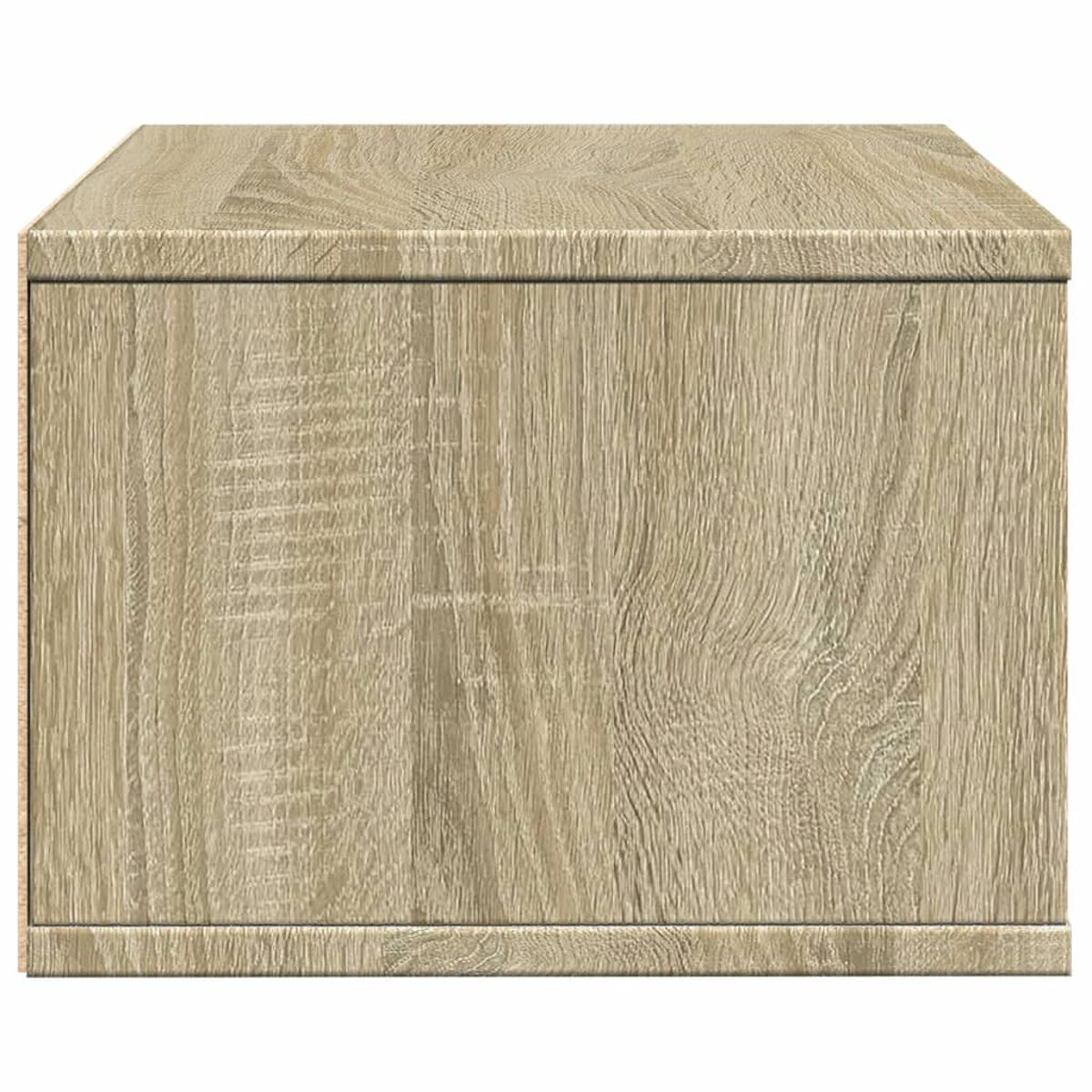 Holzschrank, hellbraun, rechteckig, mit Holzmaserung. Weißer Hintergrund.