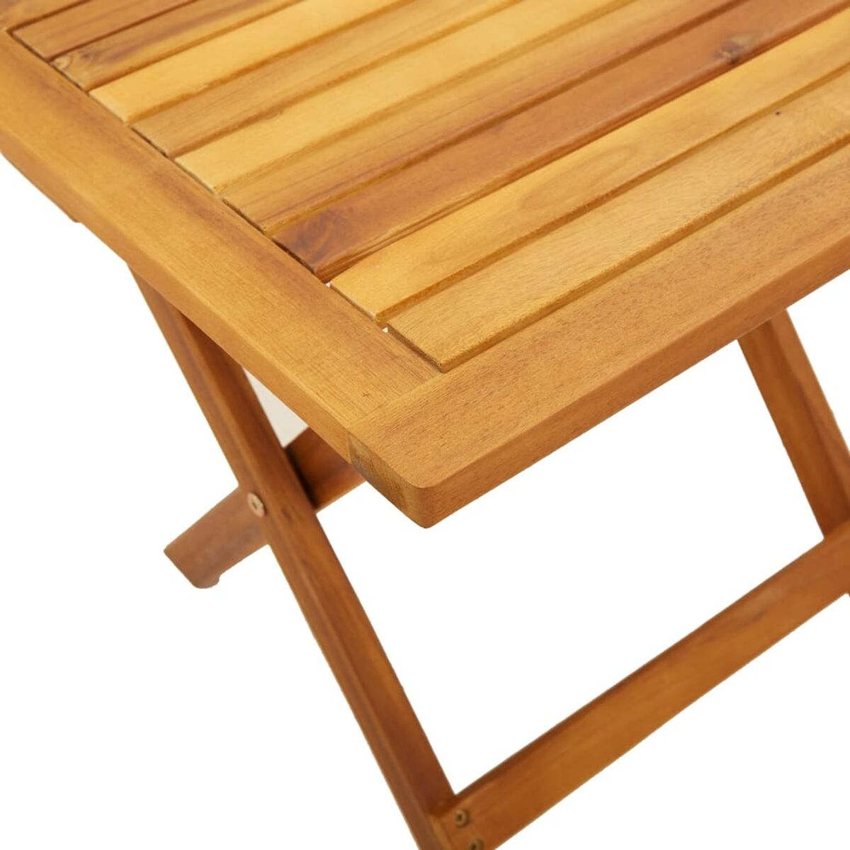 Nahaufnahme einer Holz-Tischplatte mit sichtbarer Maserung und natürlichem Finish.