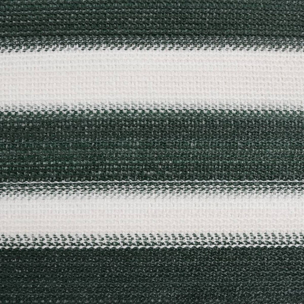Grün-weiß gestreifter Stoff. Das Muster wiederholt sich horizontal. Nahaufnahme der Textur.