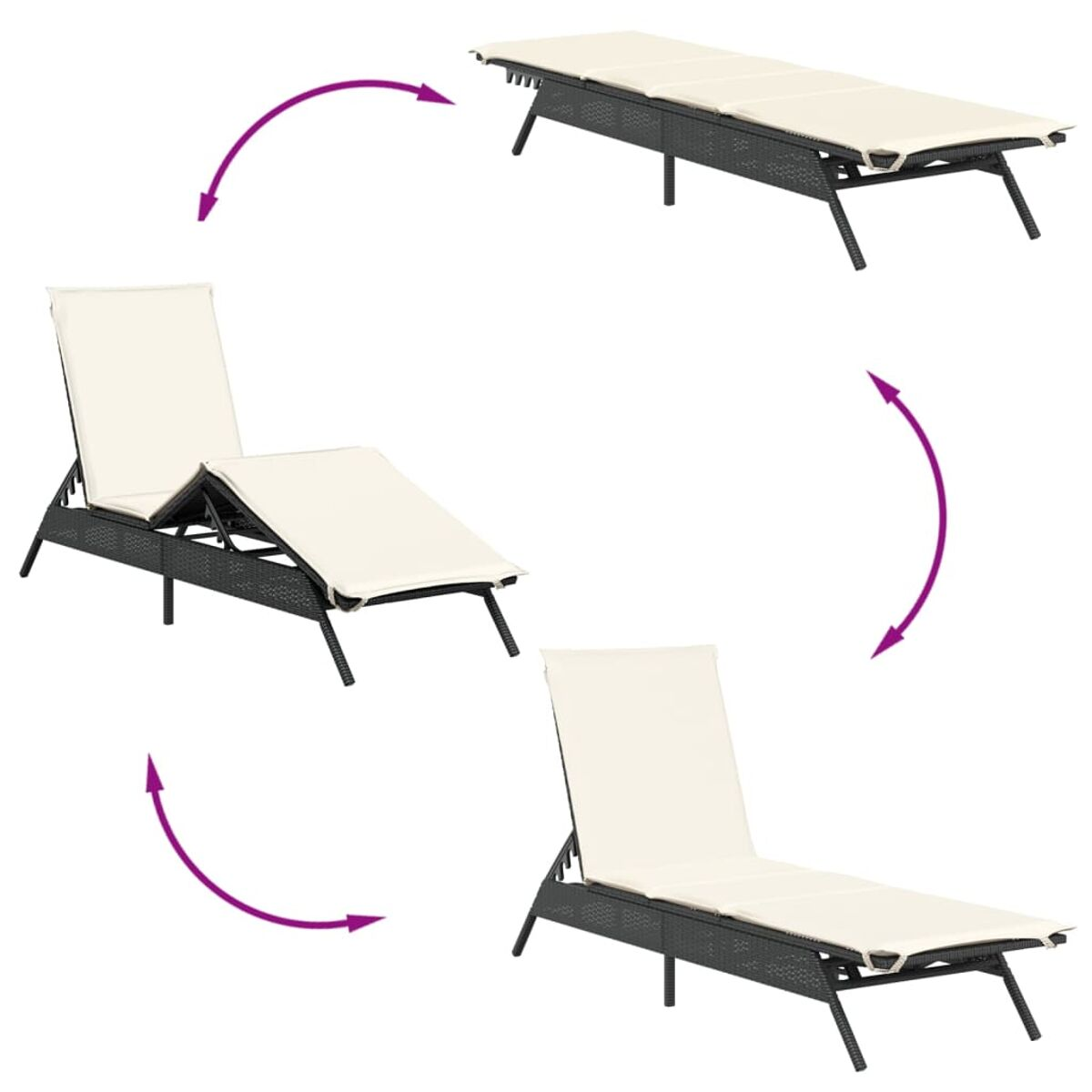 Trasformazioni di chaise longue.