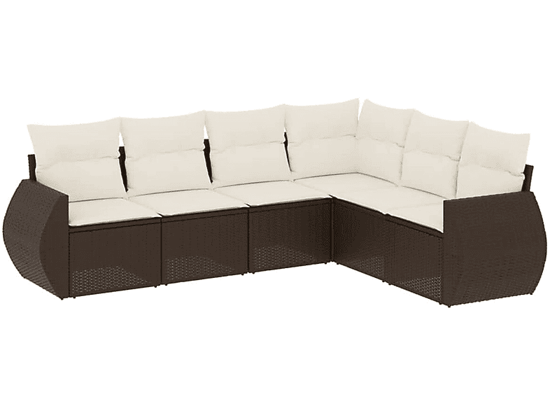 Maison Exclusive - Set Divani Da Giardino Su Pallet 7 Pz Con Cuscini Legno Abete 88074234