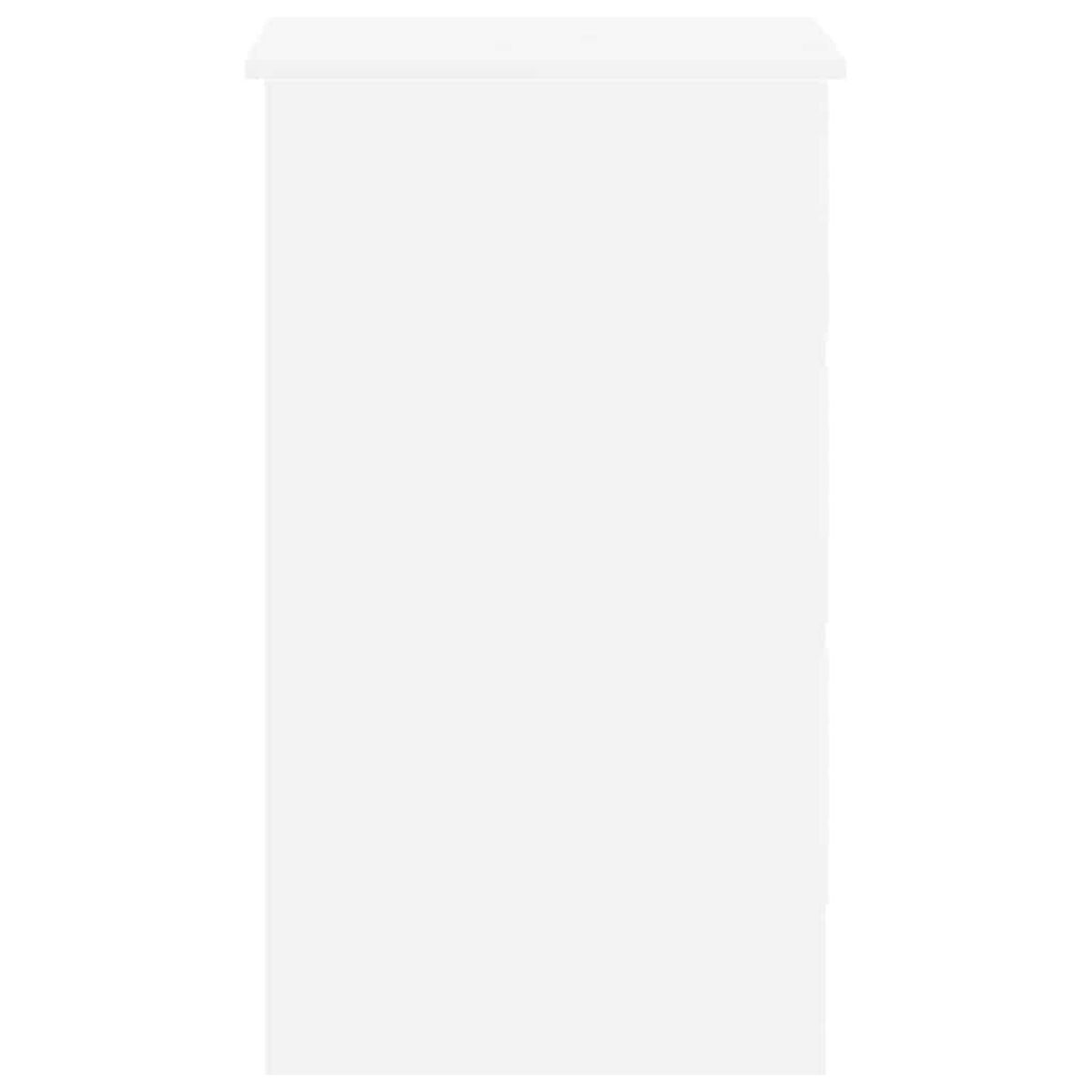 Ein weißer Schrank mit einer Oberseite und einem weißen Hintergrund.