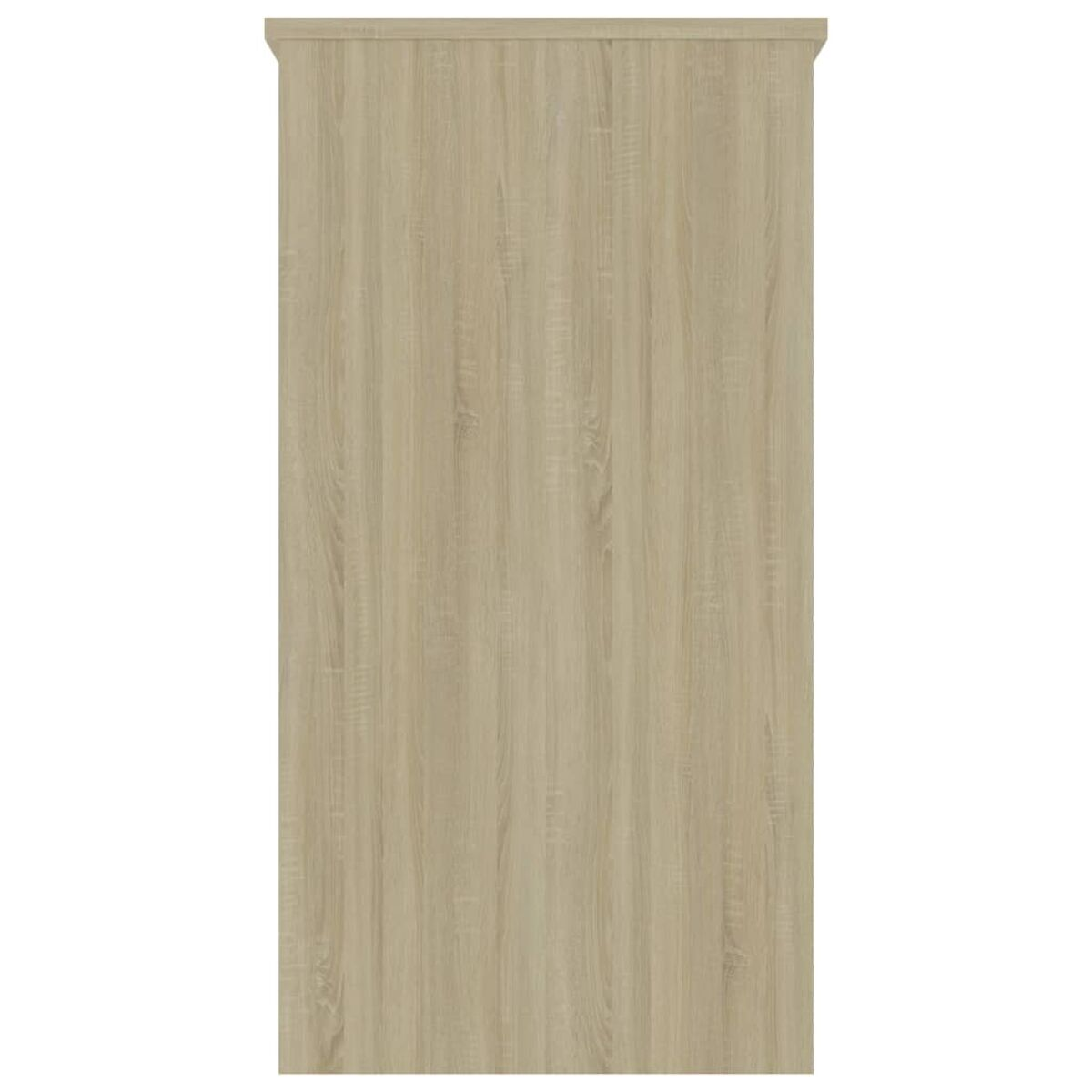 Holztür oder -paneel, hellfarbige Maserung. Vertikale Linien.