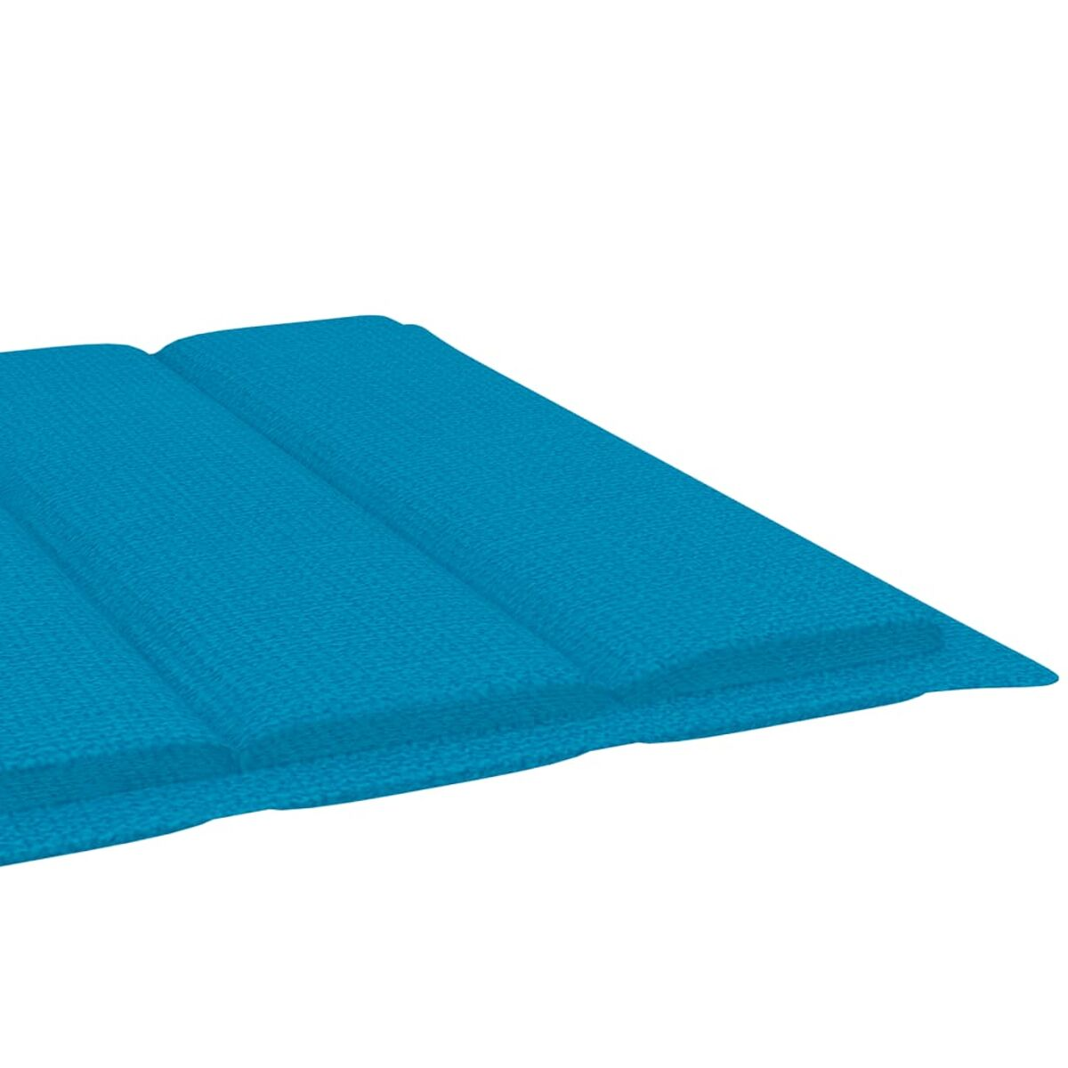 Blaues Kissen, strukturiert und gefaltet.