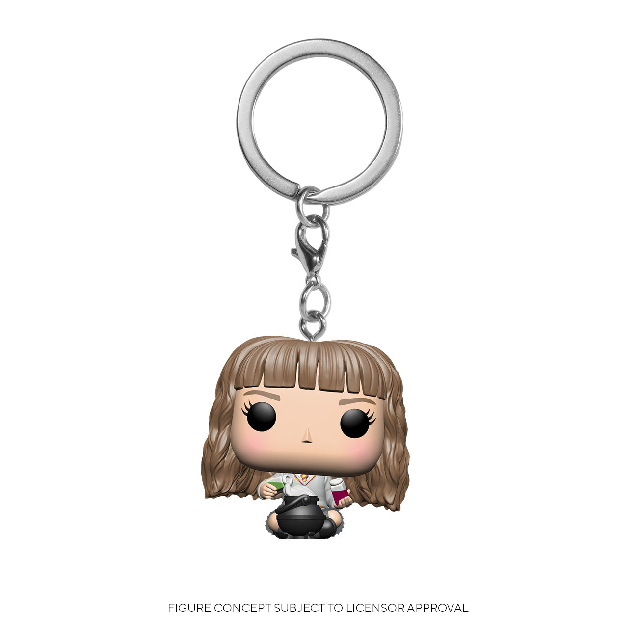 Brelok Funko Pop Hermiony Granger trzymającej miksturę na kółku.