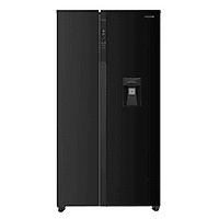 MediaMarkt HEINNER HSBS-HM529NFBKWDE++ Amerikaanse koelkast - Niet inbouwbaar - Breedte 90 cm - Hoogte 177 cm - 344 l aanbieding