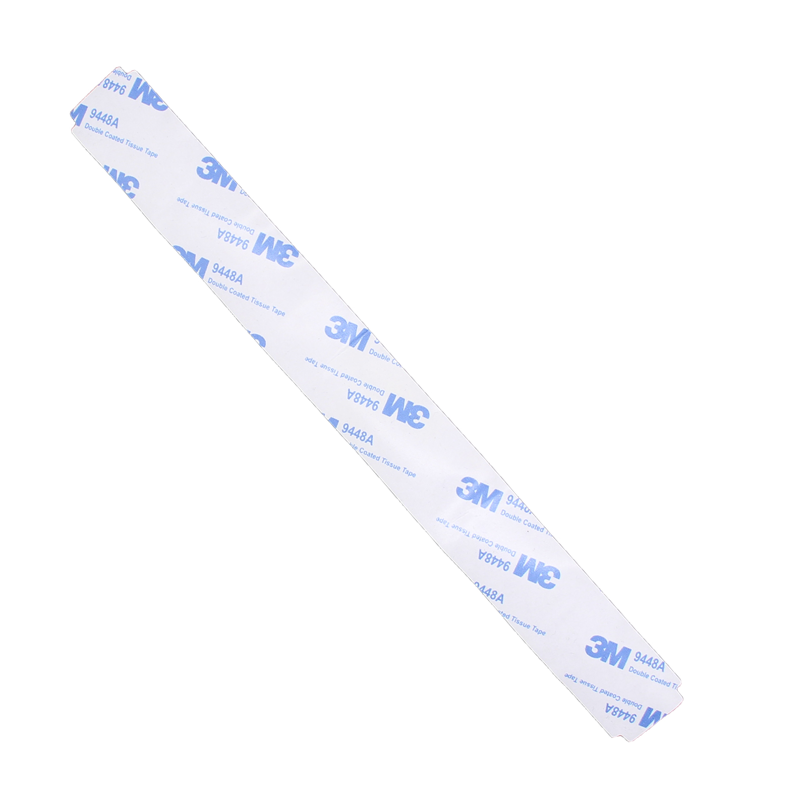 Nastro adesivo a doppio strato 3M, bianco, con logo e testo blu.