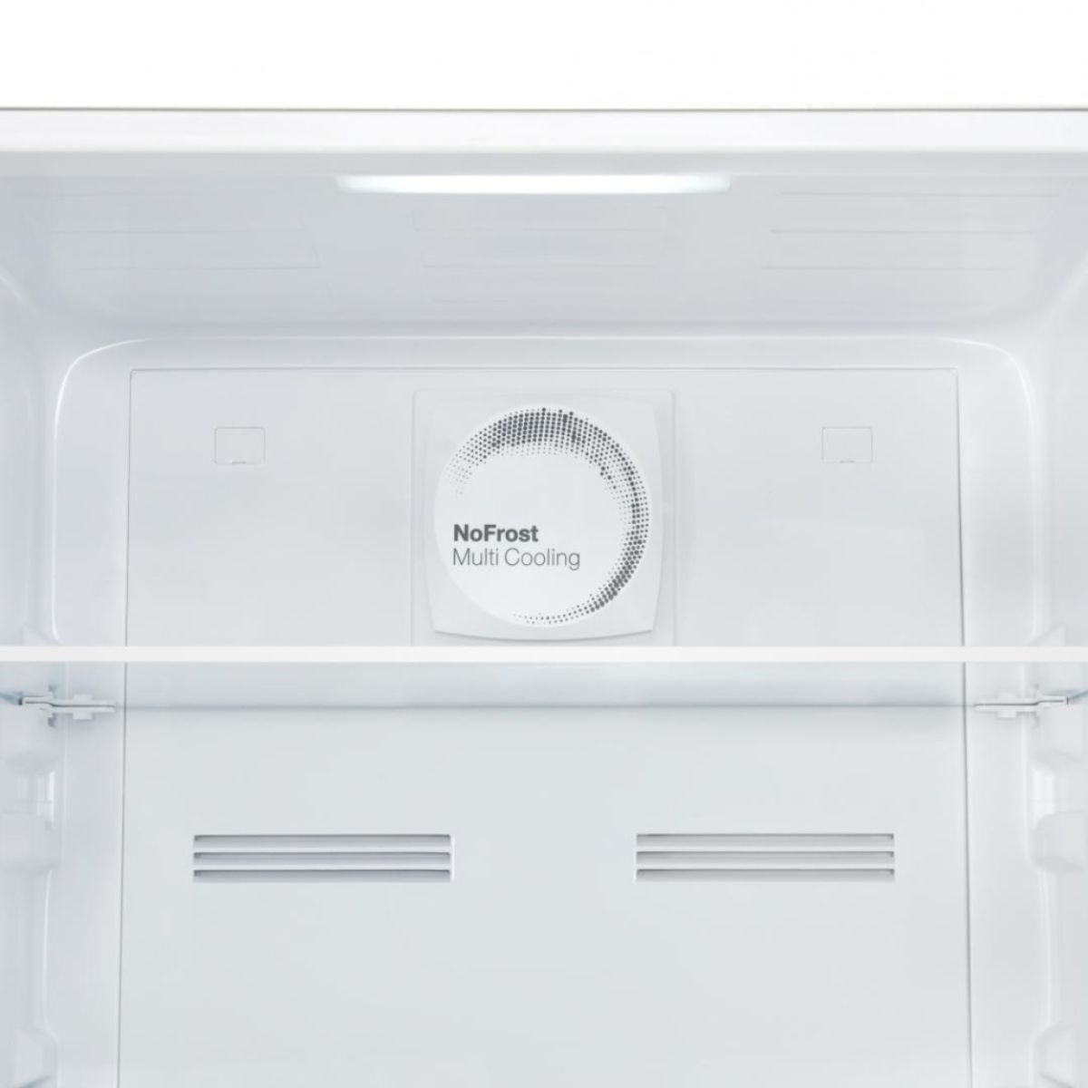Energielabel voor een Heinner koelkast. Het toont energie-efficiëntie, volume en geluidsniveau.