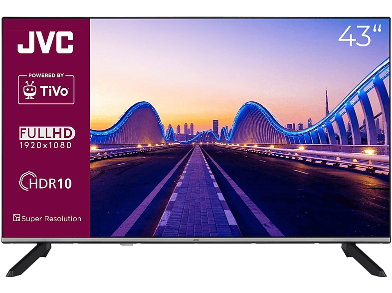 JVC LT-43VF7555 LED TV (Flat, 43 Zoll / 108 cm, Full-HD, SMART TV)