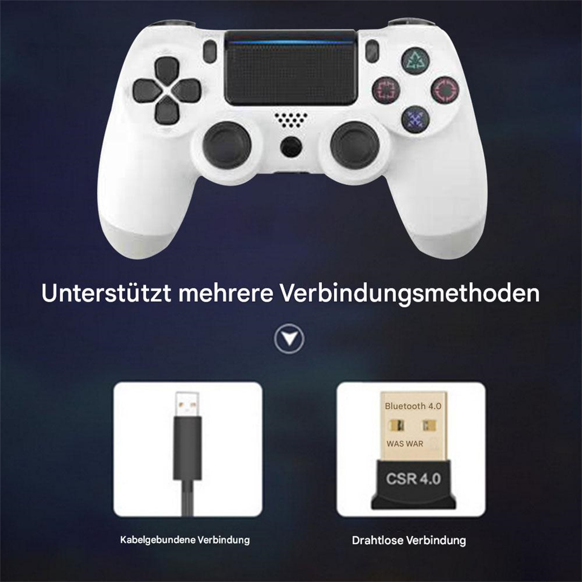 PNUATICM Vibrationsspiel, Steuerung, PS4 Controller Wei | MediaMarkt