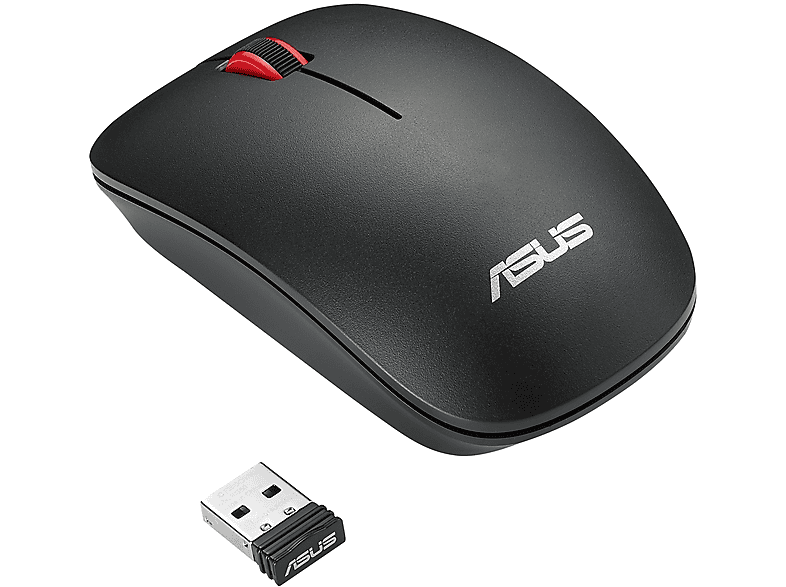 MOUSE WIRELESS ASUS WT300 RF /BK-RD, Collegamento RF Wireless ...