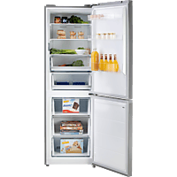 MediaMarkt PRIMO PR183CIN Koel-vriescombinatie - Niet inbouwbaar - Breedte 59,5 cm - Hoogte 185 cm aanbieding