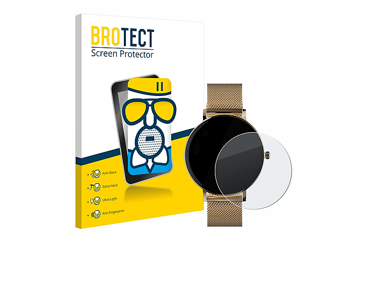 BROTECT Entspiegelungs Schutzglas Panzer Folie Glas matt Schutzfolie (für ZenWatch Venice Pro)