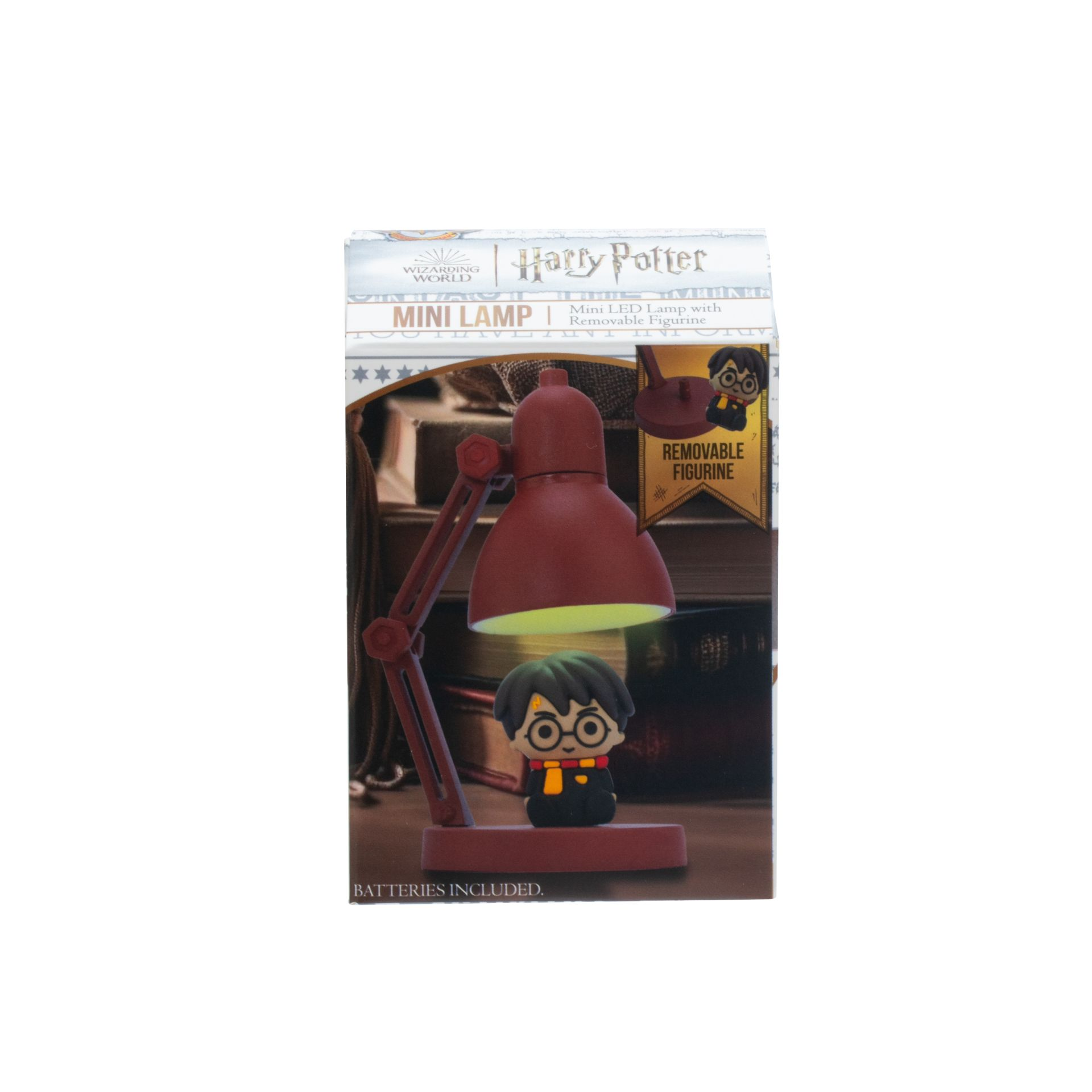 Harry Potter mini LED-lamp met verwijderbaar figuur. In doos, batterijen inbegrepen.