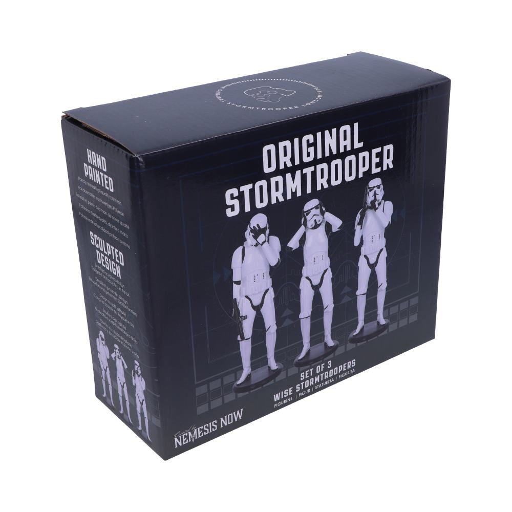 Eine schwarze Box mit einem Bild von Sturmtrupplern. Es steht 'Original Stormtrooper' in weißer Schrift.
