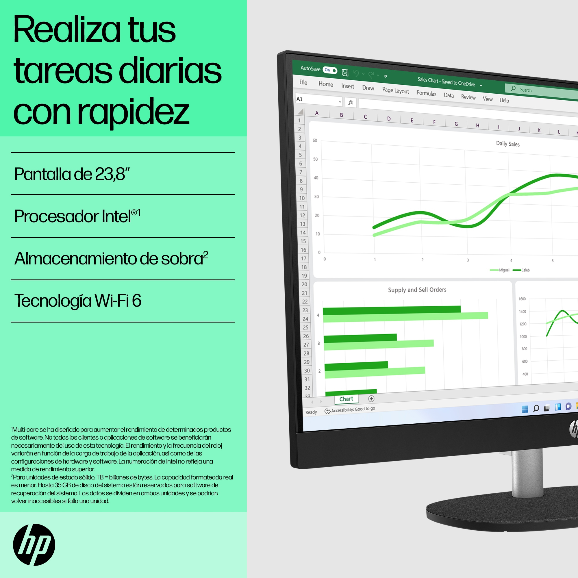 Una pantalla de computadora que muestra una hoja de cálculo y texto, con texto de apoyo.