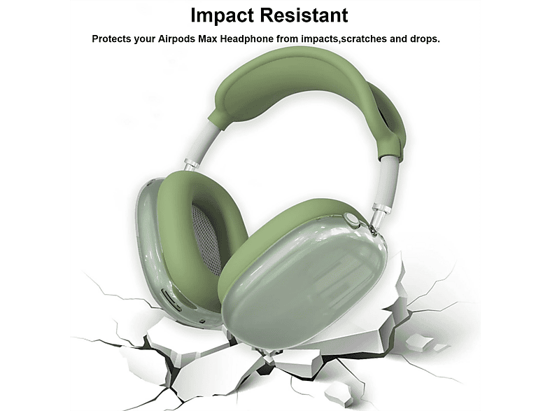 ZURABINI Wasserdicht, Backcover, Apple, Airpods Max, Grün | MediaMarkt