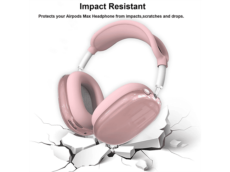 ZURABINI Wasserdicht, Backcover, Apple, Airpods Max, Rosa | MediaMarkt
