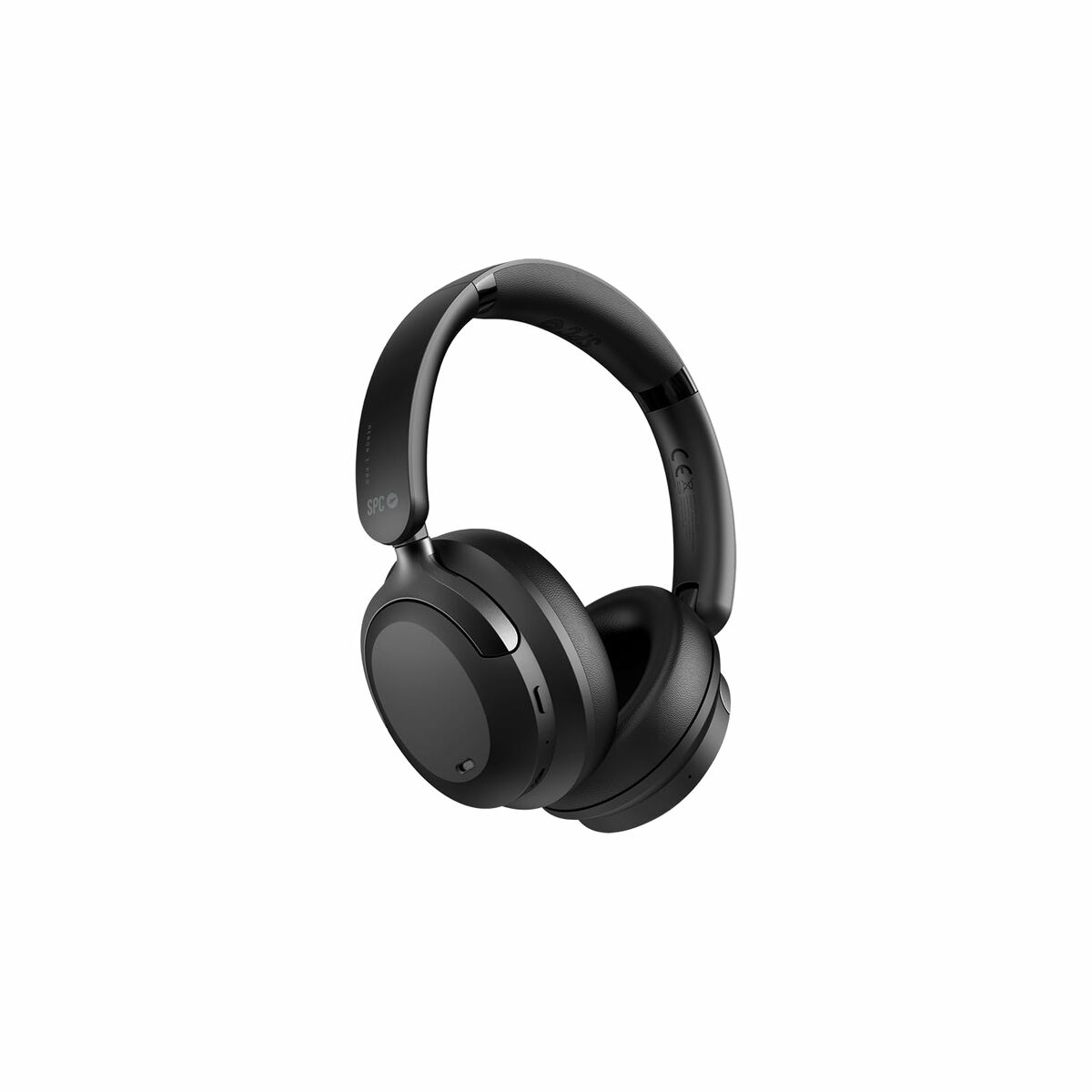 Cuffie over-ear nere. Le cuffie hanno un design elegante e moderno.