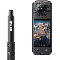 MediaMarkt INSTA360 X5 Vlog bundel with a Selfie Stick Actioncam zwart aanbieding