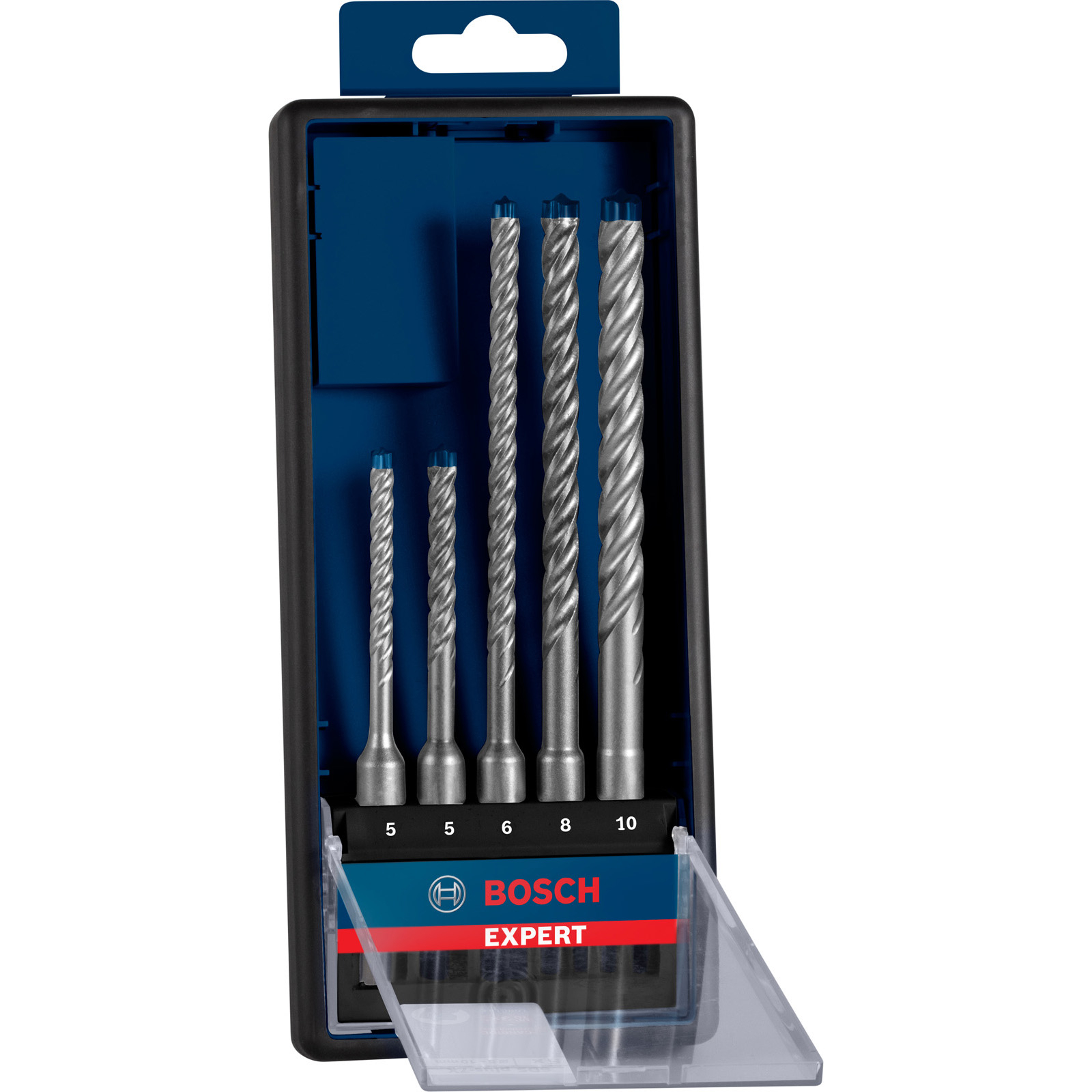 Bohrer-Set in einem Koffer. Verschiedene Größen. Marke Bosch Expert.
