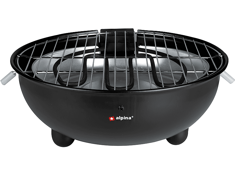 ALPINA MEMIHO11420/0021 Elektrische barbecue Zwart
