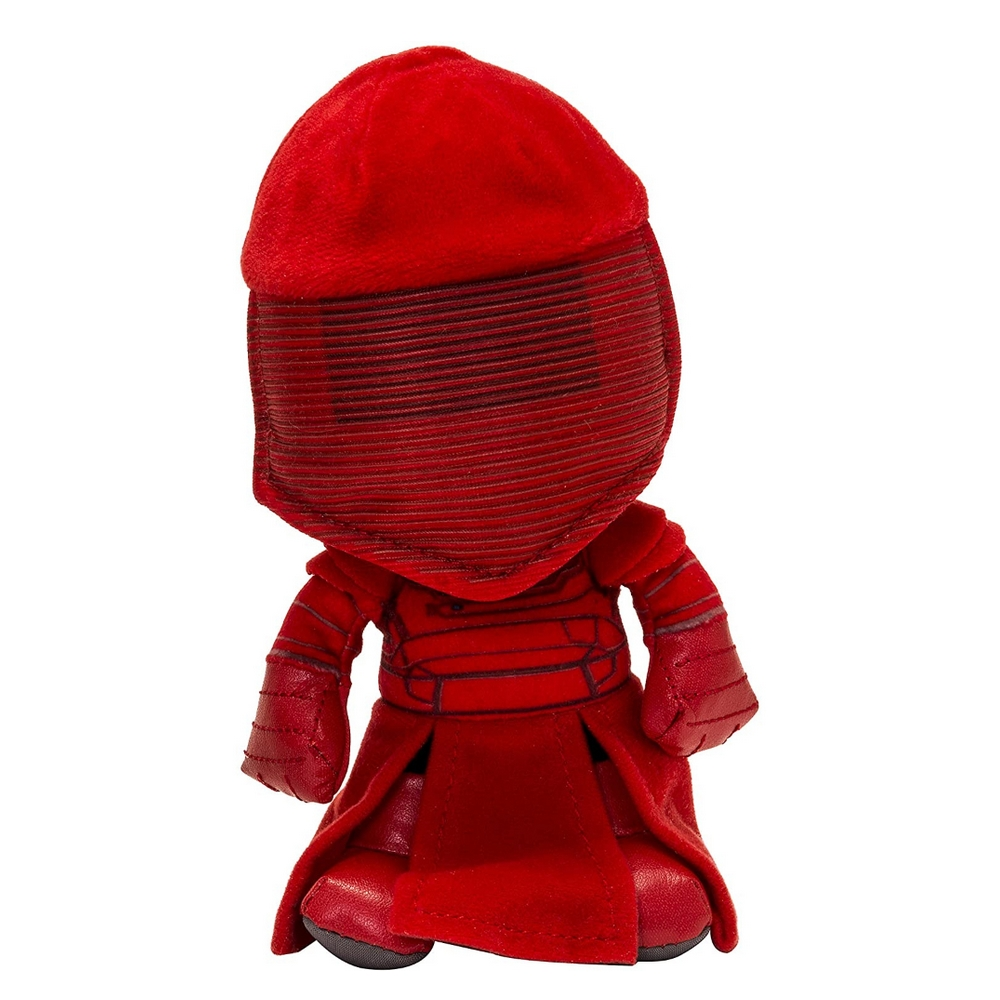 Ein rotes Plüschtier eines Star Wars Prätorianergardisten.