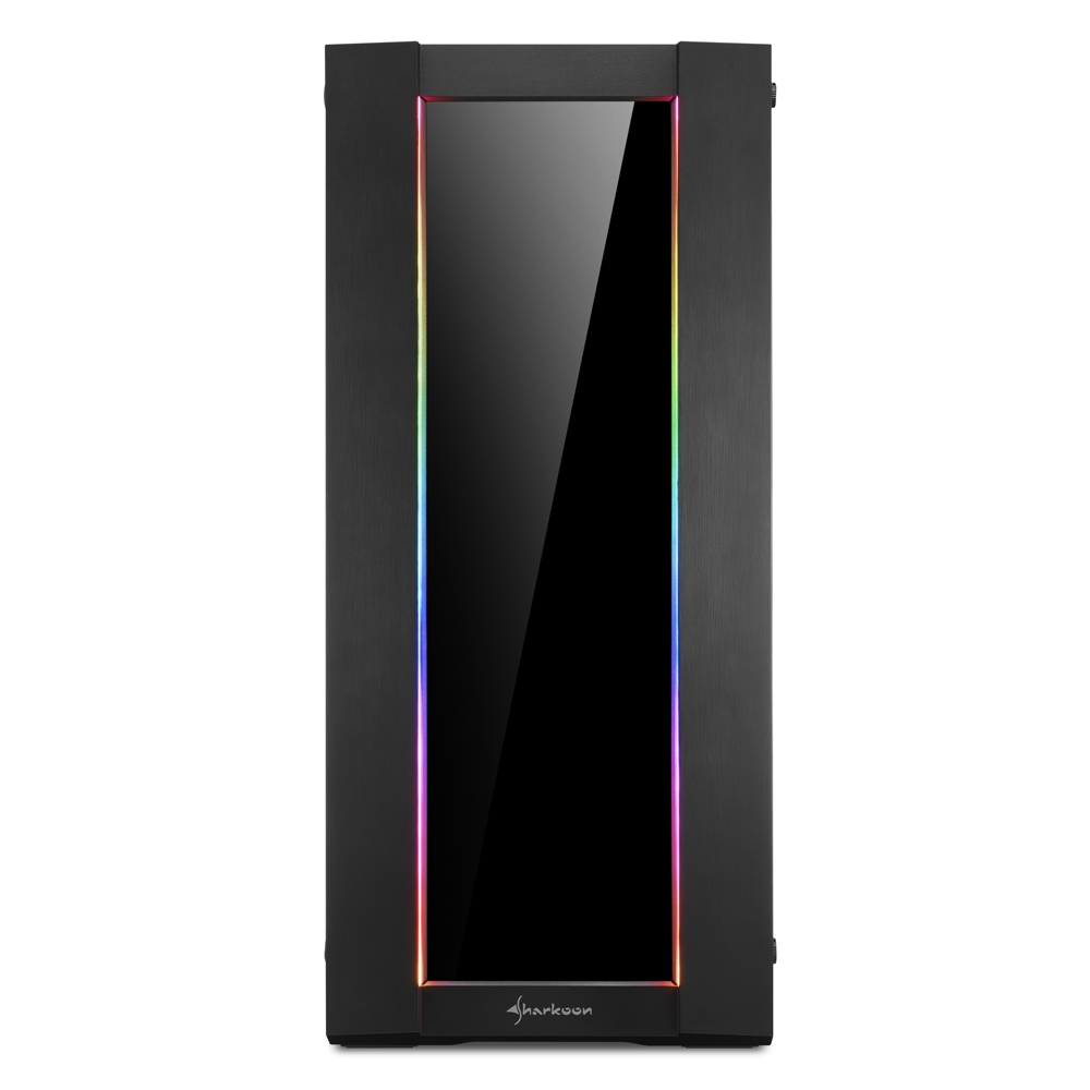 SHARKOON ELITE SHARK CA200G ATX MIDI TOWER Gehäuse, Schwarz