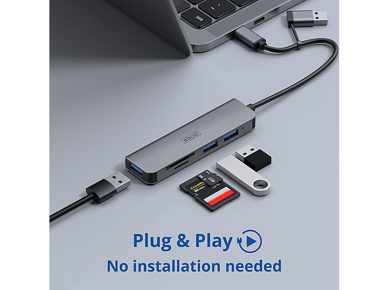 Draagbare 3 In 1 Otg Kabel Adapter Micro Usb 3.0 U