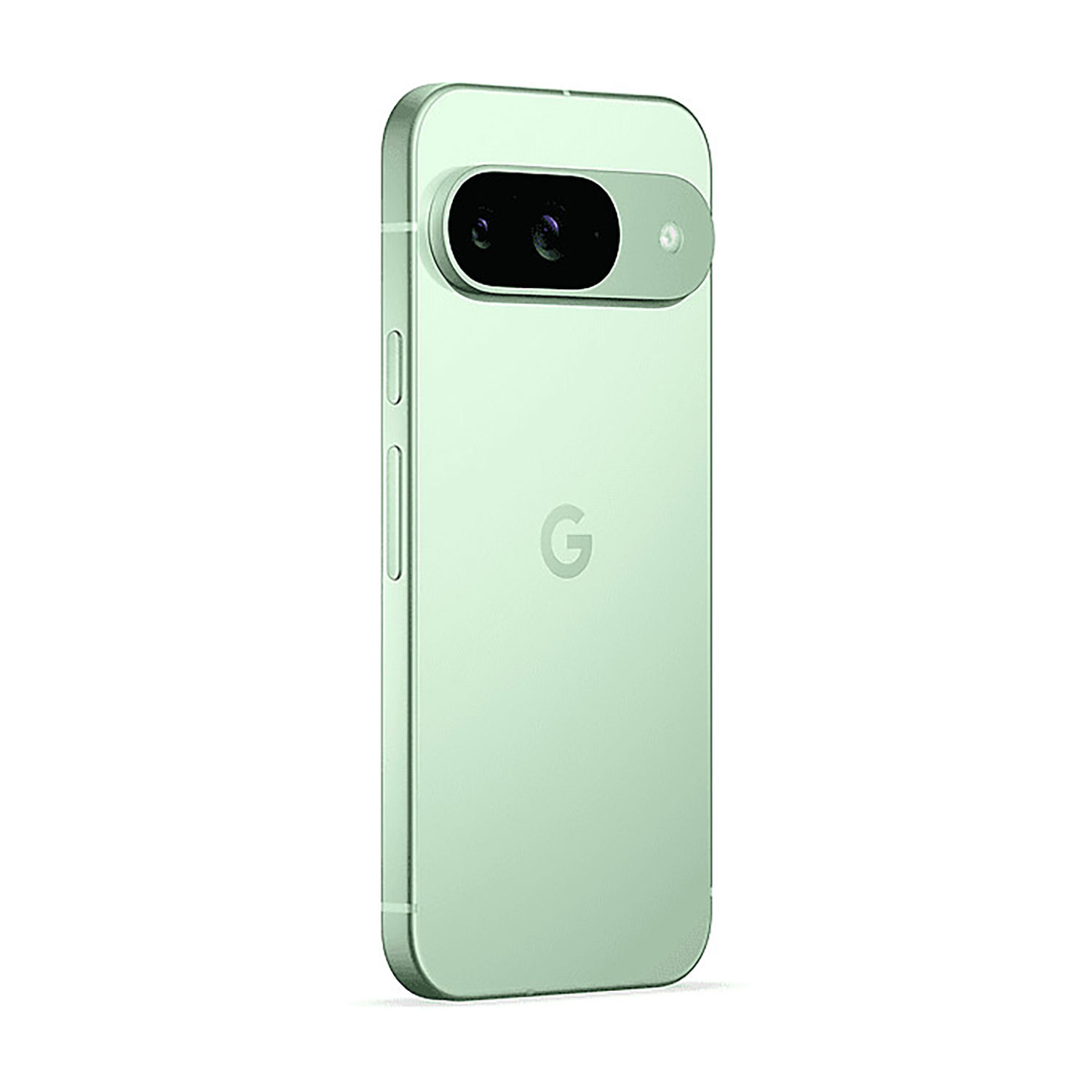 Jasnozielony smartfon Google Pixel 7, pokazujący tył z aparatami.
