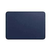 MediaMarkt APPLE Leather Sleeve voor de Apple MacBook Pro 16 inch - Midnight Blue Laptophoes 16 inch Blauw aanbieding