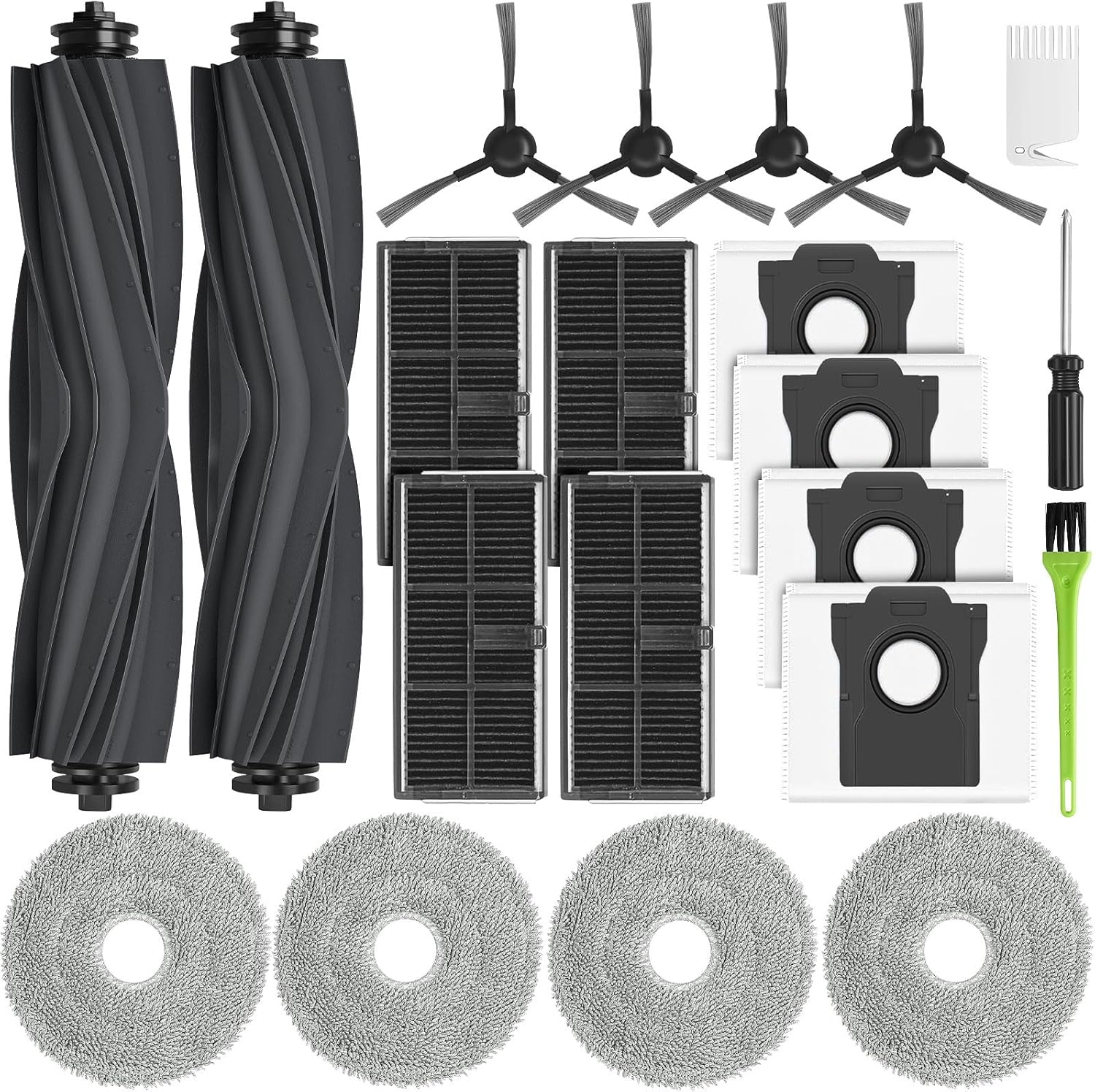 8PCS Replacement Parts for Mova S10 Plus/ Mova S10 Vacuum Cleaner