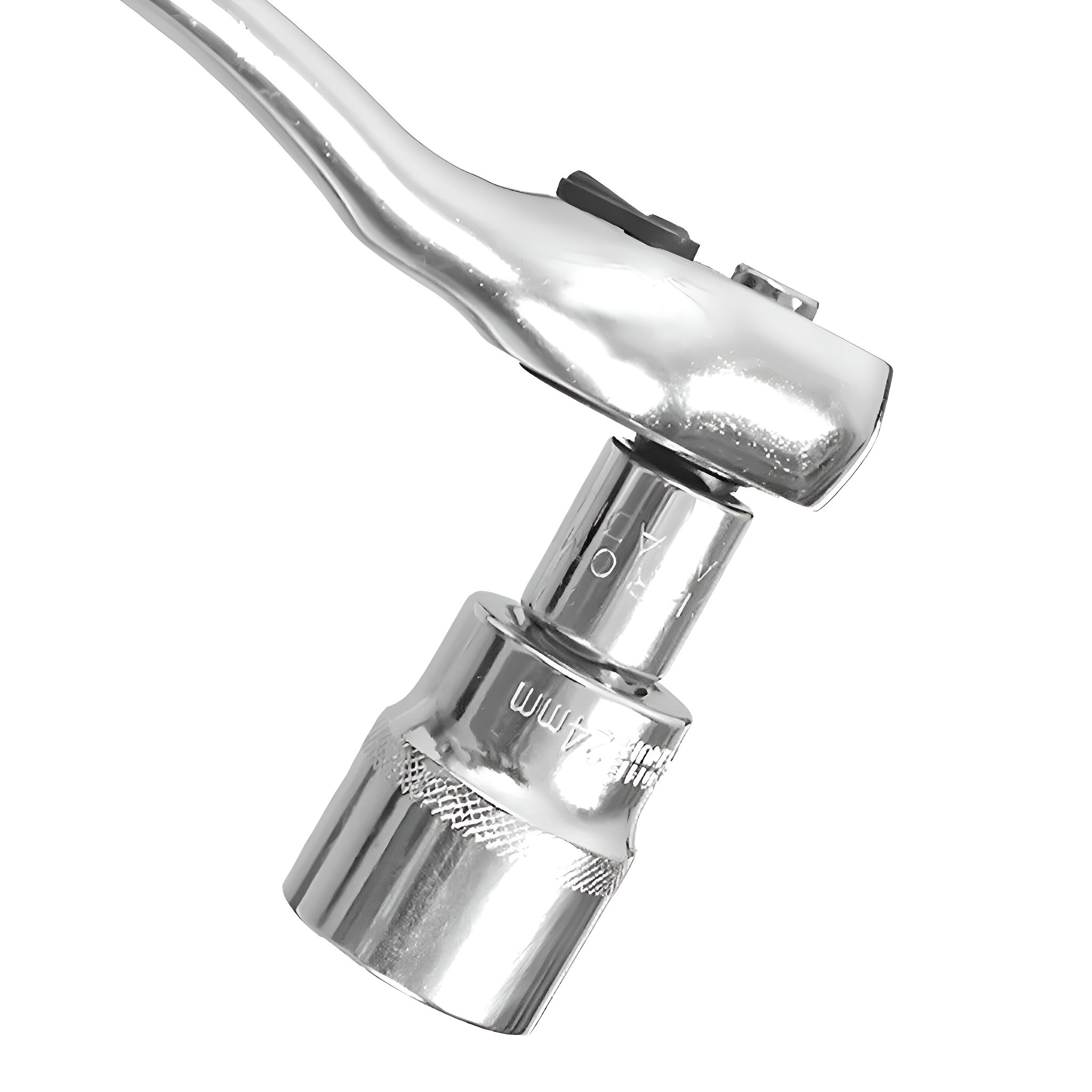 Ein Steckschlüssel mit einer 14-mm-Stecknuss.
