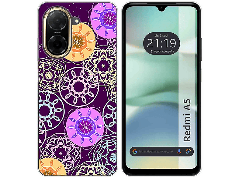 YQINHHME Funda De Teléfono Para Xiaomi Redmi A5 4G (6.88 ") Funda Con Rotación De 360 Grados De Anillo De Dedo, Silicona Suave Transparente [ultrafina X A Prueba De Golpes] Funda