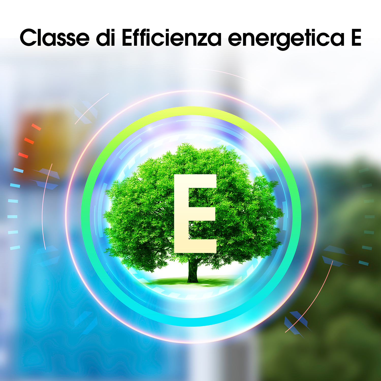 Etichetta energetica, frigorifero, classe G, 245 kWh/anno, 26L, 244L e 38 dB.