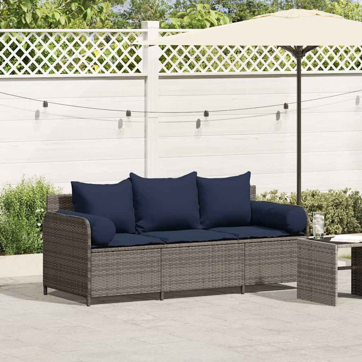 Ombrellone grande KARRYD 320 cm marrone