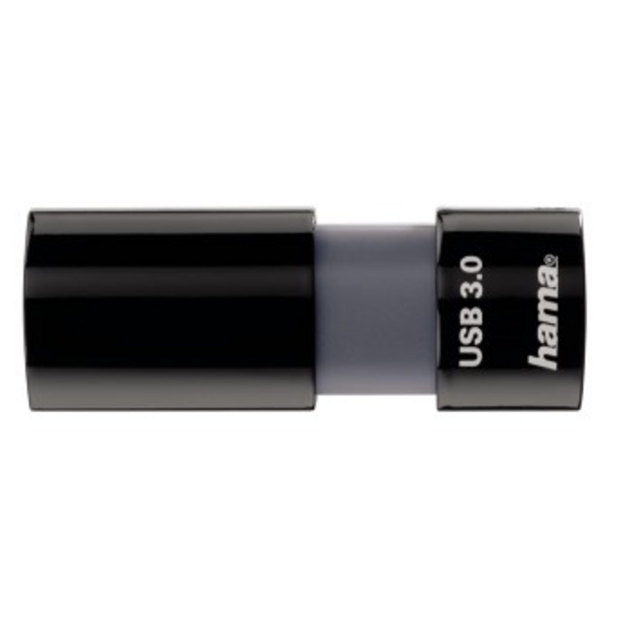 Schwarz-graues USB 3.0 Hama Laufwerk.